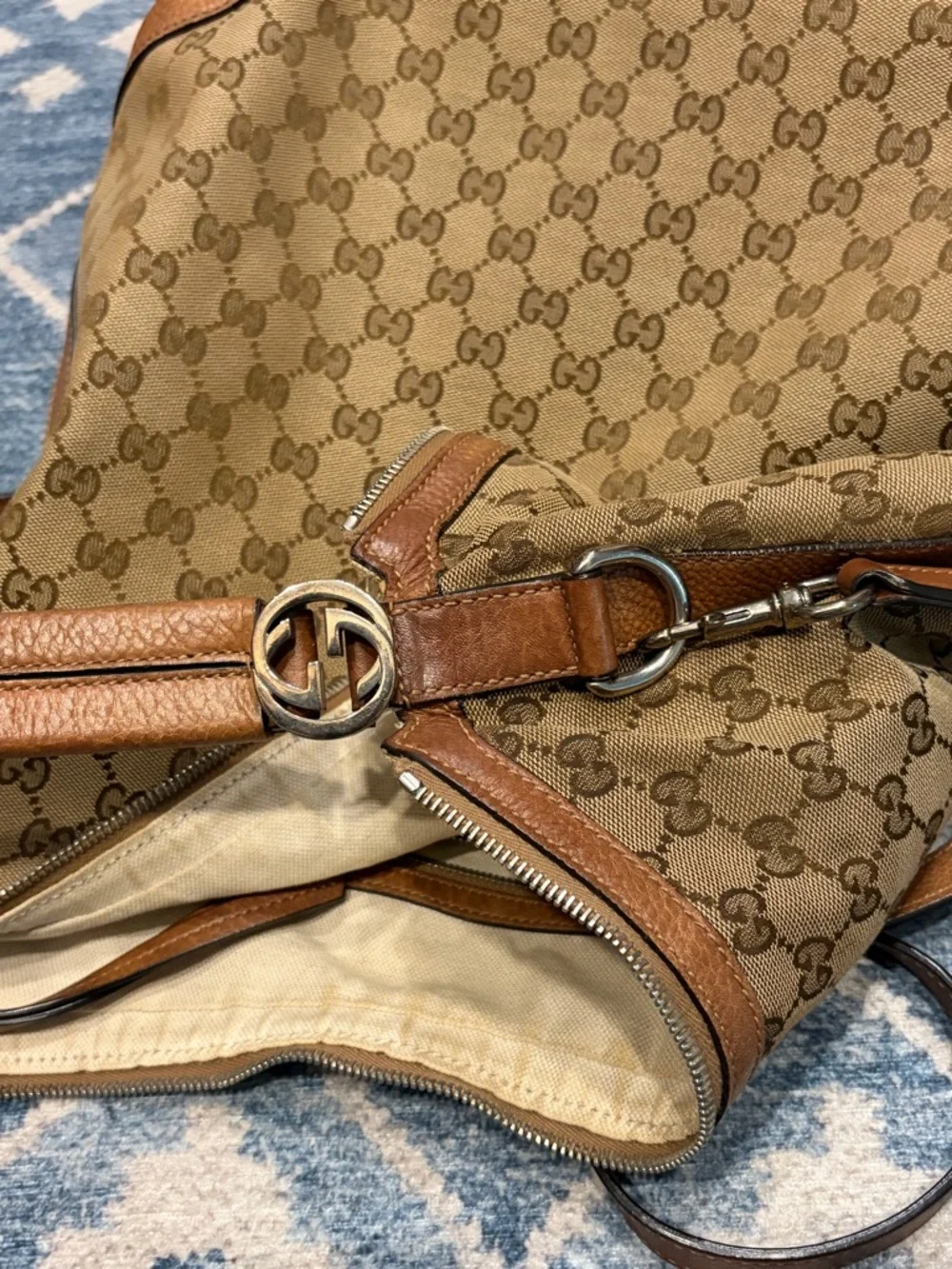 MISS GG ORIGINAL GUCCI HOBO - Picture 7 of 10